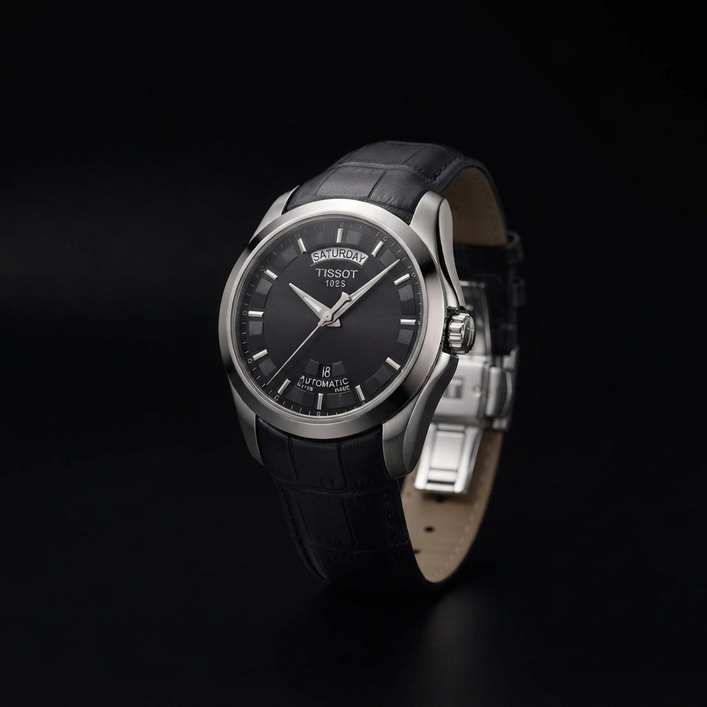 Tissot Men's Automatic Style Watch - Leather Strap