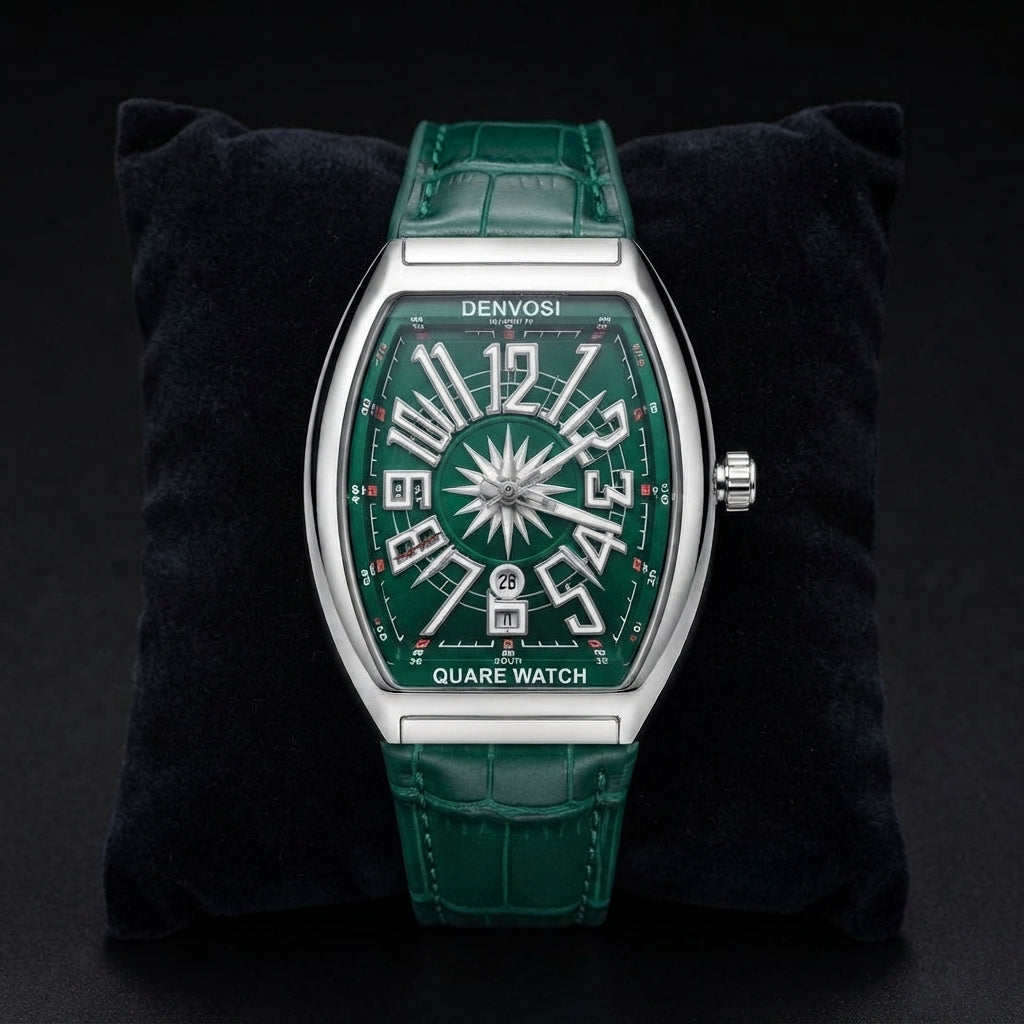 Denvosi Quartz Watch Model 6177 - Wristwatch Accessory Designed For Time Tracking And Daily Styling Routine