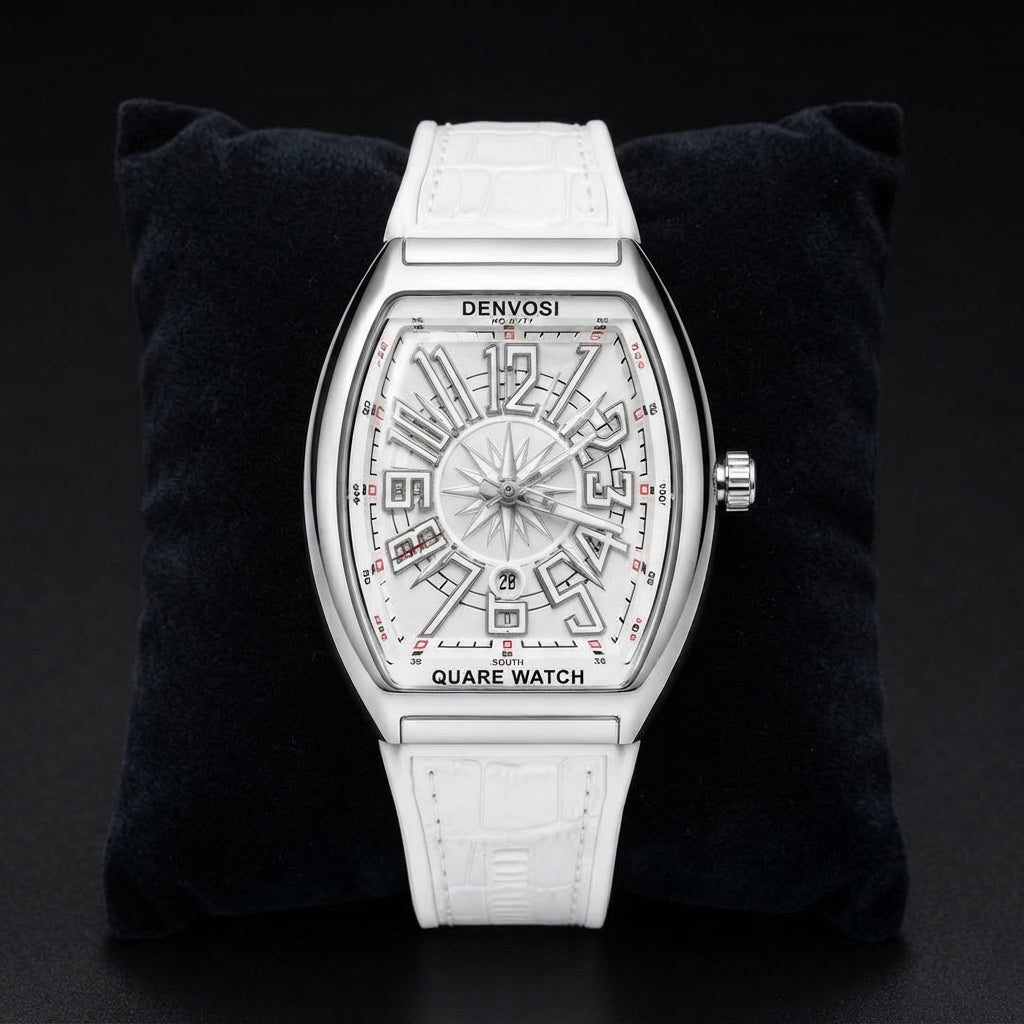 Denvosi Quartz Watch Model 6177 - Wristwatch Accessory Designed For Time Tracking And Daily Styling Routine