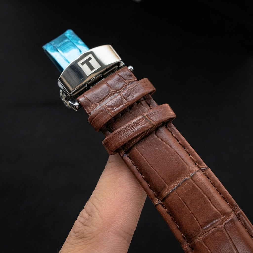 Tissot Men's Automatic Style Watch - Leather Strap